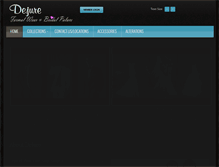 Tablet Screenshot of dejures.com